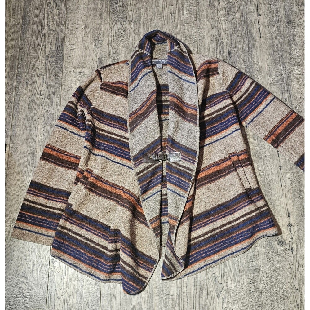 Fenn Wright Manson Wool Blend Cardigan Jacket Medium Boho Artsy Indie Layer